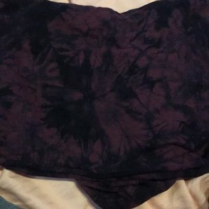 tie dye cropped hoodie